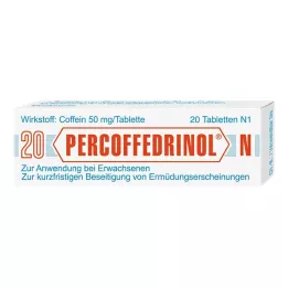 PERCOFFEDRINOL N 50 mg tablets, 20 pcs