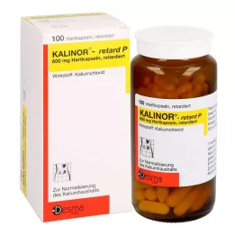 KALINOR retard P 600 mg hard capsules, 100 pcs