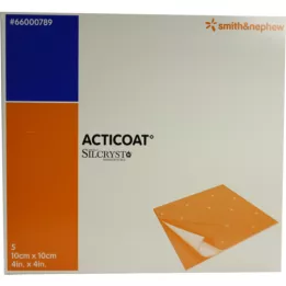 ACTICOAT 10x10 cm antimikrobielle Wundauflage, 5 St