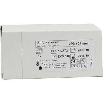 AMBIX Safe-Can Portpunkt.Kan.22 GX37 mm straight, 10 pcs
