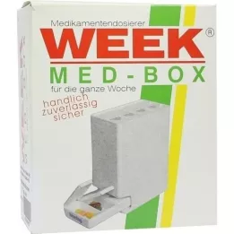 MEDIKAMENTENDISPENSER 7 days green, 1 pcs