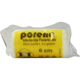 Porena elastic gauze bandage 6cm cello white, 1 piece