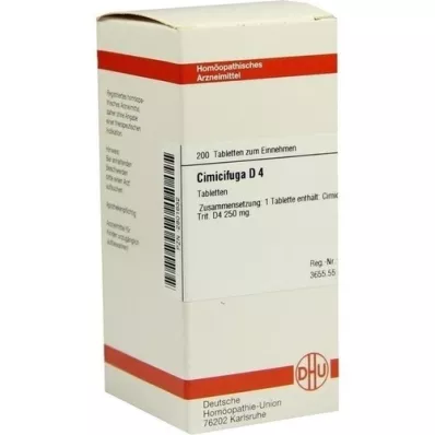 CIMICIFUGA D 4 tablets, 200 pcs CIMICIFUGA D 4 tablets, 200 pcs