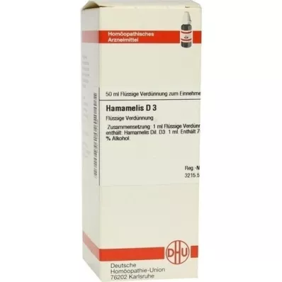 HAMAMELIS D 3 Dilution, 50mL