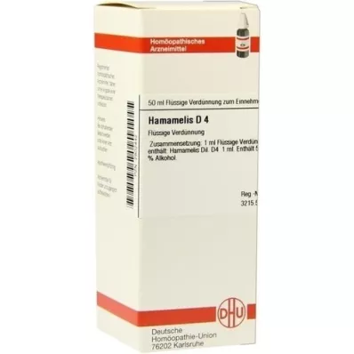 HAMAMELIS D 4 Dilution, 50mL HAMAMELIS D 4 Dilution, 50mL