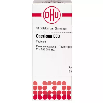 CAPSICUM D 30 tablets, 80 pcs CAPSICUM D 30 tablets, 80 pcs