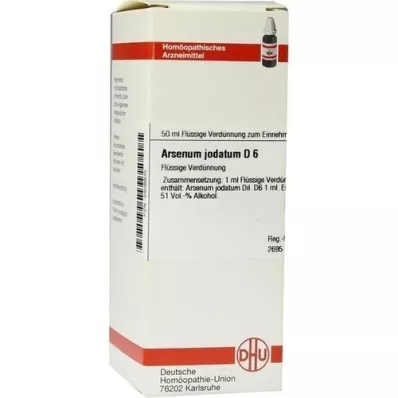 ARSENUM JODATUM D 6 Dilution, 50mL ARSENUM JODATUM D 6 Dilution, 50mL