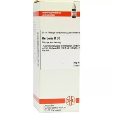 BERBERIS D 30 Dilution, 50mL BERBERIS D 30 Dilution, 50mL