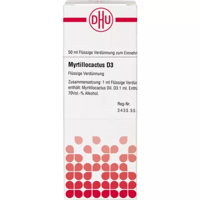 MYRTILLOCACTUS D 3 Dilution, 50 ml