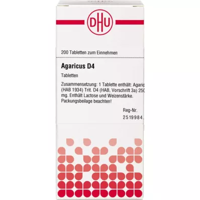 AGARICUS D 4 tablets, 200 pcs