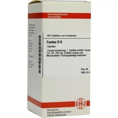 CACTUS D 6 tablets, 200 pcs