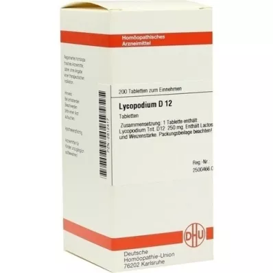 LYCOPODIUM D 12 tablets, 200 pcs