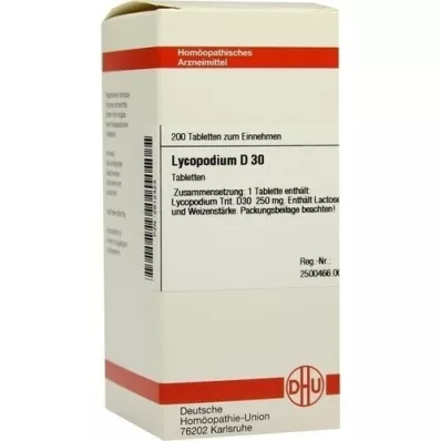 LYCOPODIUM D 30 tablets, 200 pcs