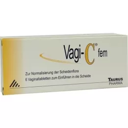 VAGI C fem vaginal tablets, 6 pcs