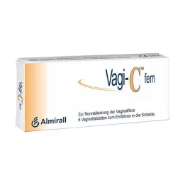 VAGI C Fem vaginal tablets, 6 pcs