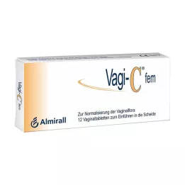 VAGI C Fem vaginal tablets, 12 pcs