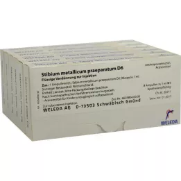 STIBIUM METALLICUM PRAEPARATUM D 6 ampoules, 48X1 ml