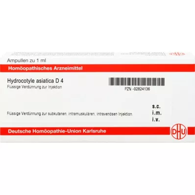 HYDROCOTYLE asiatica D 4 ampoules, 10 ml