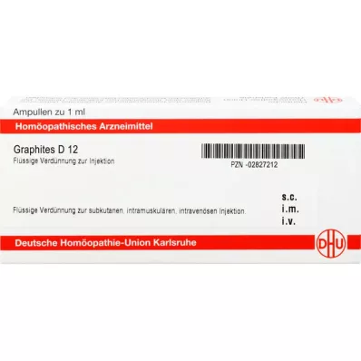 GRAPHITES D 12 ampoules, 10ml GRAPHITES D 12 ampoules, 10ml