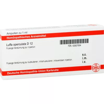 LUFFA OPERCULATA D 12 ampoules, 10ml