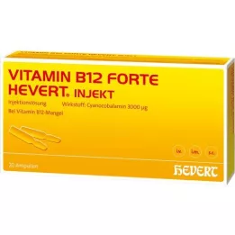VITAMIN B12 HEVERT Forte Injecteert Ampoules, 20x2 ml