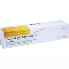 CALCIUM D3 acis 1000 mg/880 I.E. Brausetabletten, 20 St