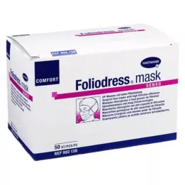 FOLIODRESS mask Comfort senso OP-mask green, 50 |2| pieces |2|