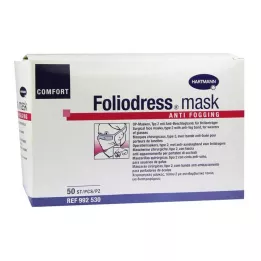 FOLIODRESS mask Comf.anti fogging type II OP-m.green, 50 pcs