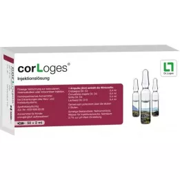 CORLOGES Injection solution ampoules, 50x2 ml