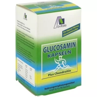 GLUCOSAMIN 750 mg+chondroitin 100 mg capsules, 90 pcs