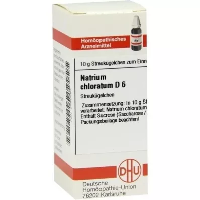 NATRIUM CHLORATUM D 6 Globuli, 10 g