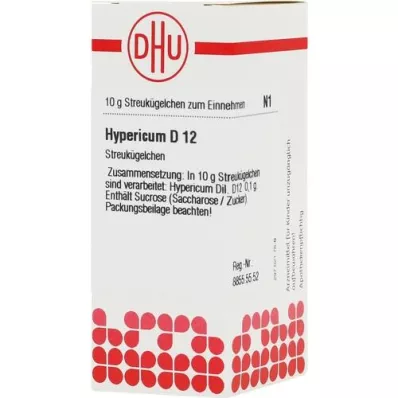 HYPERICUM D 12 Globuli, 10 g
