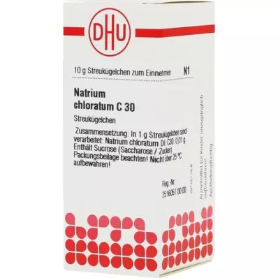 NATRIUM CHLORATUM C 30 Globuli, 10 g