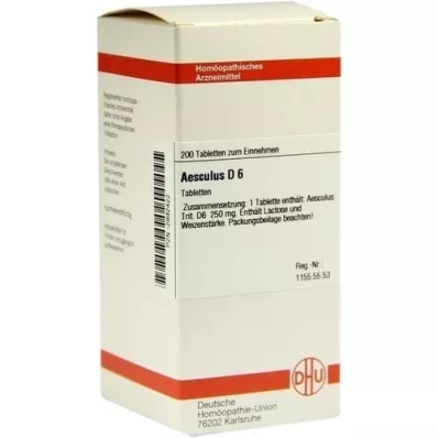 AESCULUS D 6 tablets, 200 pcs