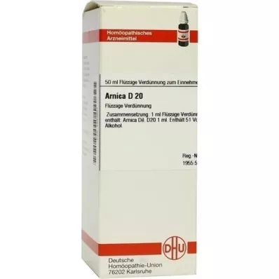 ARNICA D 20 Dilution, 50mL