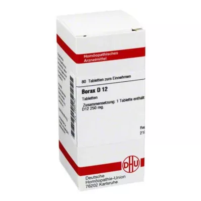 BORAX D 12 tablets, 80 pcs