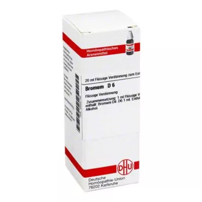BROMUM D 6 Dilution, 20 ml
