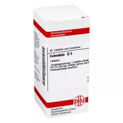 CALENDULA D 3 tablets, 80 pcs CALENDULA D 3 tablets, 80 pcs