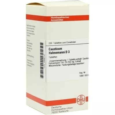CAUSTICUM HAHNEMANNI D 3 tablets, 200 pcs CAUSTICUM HAHNEMANNI D 3 tablets, 200 pcs