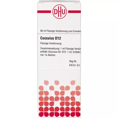 COCCULUS D12 Dilution, 50mL COCCULUS D12 Dilution, 50mL