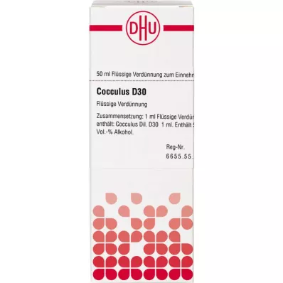 COCCULUS D 30 Dilution, 50 ml COCCULUS D 30 Dilution, 50 ml