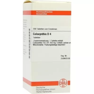 COLOCYNTHIS D 4 tablets, 200 pcs COLOCYNTHIS D 4 tablets, 200 pcs