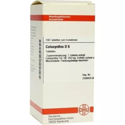 COLOCYNTHIS D 6 tablets, 200 pcs