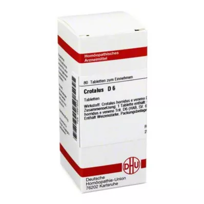 CROTALUS D 6 tablets, 80 pcs CROTALUS D 6 tablets, 80 pcs