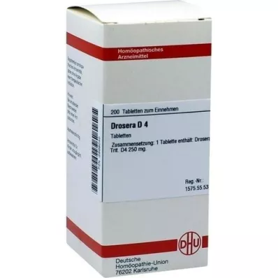DROSERA D 4 tablets, 200 pcs