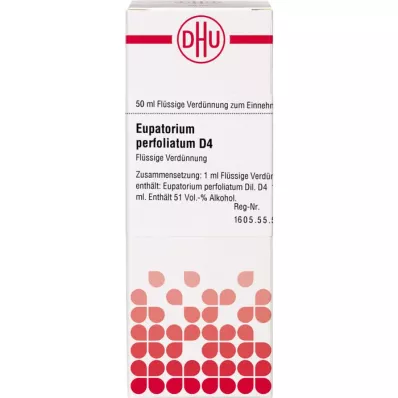 EUPATORIUM PERFOLIATUM D 4 Dilution, 50mL EUPATORIUM PERFOLIATUM D 4 Dilution, 50mL