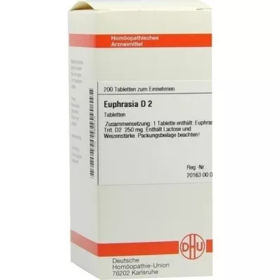EUPHRASIA D 2 tablets, 200 pcs EUPHRASIA D 2 tablets, 200 pcs