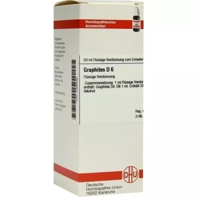 GRAPHITES D 6 Dilution, 50 ml GRAPHITES D 6 Dilution, 50 ml
