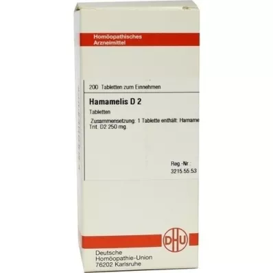 HAMAMELIS D 2 tablets, 200 pcs