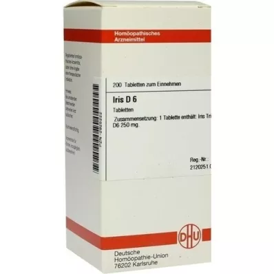 IRIS D 6 tablets, 200 pcs IRIS D 6 tablets, 200 pcs